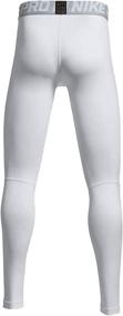 img 2 attached to NIKE Tights Black White X Large Sports & Fitness