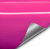 🔘 vvivid+ premium vinyl wrap film - 1ft x 5ft gloss muscular magenta: long-lasting and high-quality logo