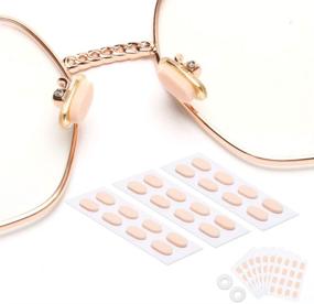 img 4 attached to 👃 60 Pairs Soft Foam Nose Pads, Self-Adhesive Anti-Slip Nosepads for Glasses – Comfortable, Makeup-Friendly, and Perfect for Eyeglasses, Sunglasses, and Reading Glasses