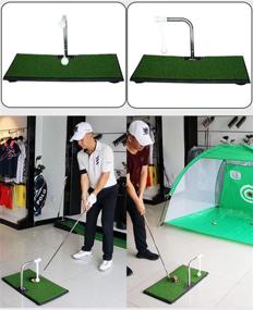 img 2 attached to 🏌️ Enhanced Western Star Golf Swing Trainer System Aid Simulator Mat for Effective Indoor and Outdoor Practice and Training Equipment