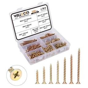 img 4 attached to 🔧 Handmade Installation Fasteners Assortment by WELLOCKS, featuring Phillips design