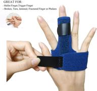 🖐️ mcvcoyh trigger finger splint: adjustable brace for straightening bent, curved and locked fingers - left hand support brace logo