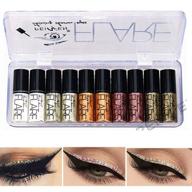 lucoss glitter liquid eyeliner eye shadow makeup kit: long-lasting luminosity and shimmer eyeshadow liquid delight logo