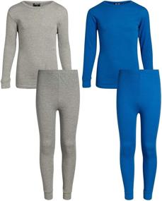 img 4 attached to 👕 Arctic Hero Boys' Thermal Underwear Set - 2 Piece Waffle Knit Top and Long John (Size 8-18)