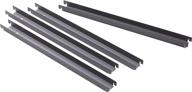 🗄️ lorell file rail, platinum gray, 15.88 x 1.13 x 0.5 inches, 4 pieces, single pack логотип