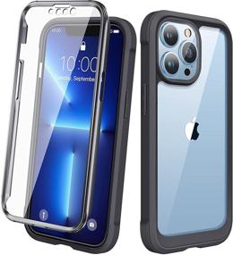 img 4 attached to Diaclara iPhone 13 Pro Case: Full Body Protective Rugged Cover with Built-in [Touch Sensitive] Screen Protector - Black