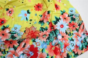 img 1 attached to 👗 Bohemian Sleeveless Rainbow Beach Sundress for Girls: Flenwgo Clothing and Dresses