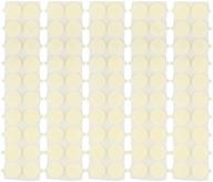 kare & kind candle wick stickers - 100 pcs pack in retail packaging (white) logo