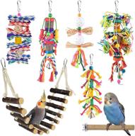 🐦 colorful bamboo bird toys for parakeets, conures, cockatiels & more - katumo small bird toys logo
