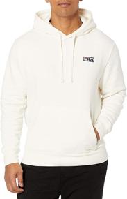 img 4 attached to Fila Algot Fleece Hoodie Gardenia Men's Clothing for Active