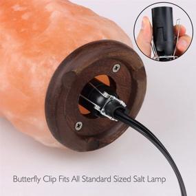 img 1 attached to Betus Salt Lamp Cord with Dimmer Control - Original Replacement Power Cord for Himalayan Crystal Salt Lamps - UL Listed 6 Feet Long 110V US Standard