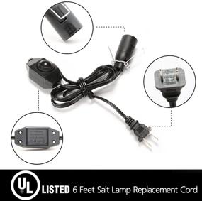 img 2 attached to Betus Salt Lamp Cord with Dimmer Control - Original Replacement Power Cord for Himalayan Crystal Salt Lamps - UL Listed 6 Feet Long 110V US Standard