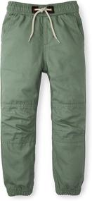 img 4 attached to 👖 Comfort & Style Combined: Introducing Hope Henry Boys Khaki Jogger - The Perfect Boys' Clothing Choice