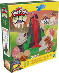 img 3 attached to Non-Toxic Play-Doh Volcano HydroGlitz Dinosaur-Enhanced