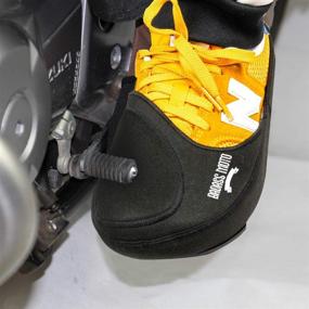 img 1 attached to Motorcycle Shifter Shoe Protector - Ultimate Moto Gear for Toe and Boot Protection. Safeguard Your Boots from Shifter Lever. Fits Size 12 Shoes for Unmatched Comfort and Safety.