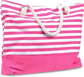 img 3 attached to Vera Loving Womens Shoulder Bag Striped