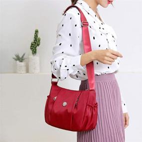 img 3 attached to Womens Cross Body Shoulder Lightweight Messenger