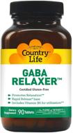 💆 средство country life gaba relaxer (rr), 90 штук: превосходное средство от стресса и поддержка релаксации логотип