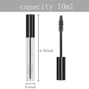 img 3 attached to 🧴 Pack of 30 Empty Mascara Tubes with Eyelash Wand, 10ml Eyelash Cream Container Bottle, by Suoundey