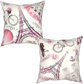 img 4 attached to Decorative Pillowcase Romantic Cushion Bedroom