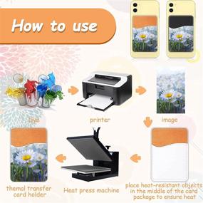 img 2 attached to Sublimation Transfer Leather Compatible Smartphone