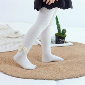 img 2 attached to ACTLATI Toddler Leggings Stockings Pantyhose: Stylish & Comfortable Girls' Clothing