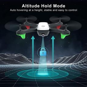 img 1 attached to ➡️ SANROCK U52 Drone - 1080P HD Camera for Adults and Kids, WiFi Live Video FPV RC Quadcopter - Beginner's Gravity Sensor, Altitude Hold, Headless Mode, 3D Flip - Custom Route, One Key Backward Fly