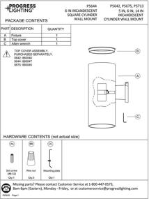 img 2 attached to 🌟 Progress Lighting P5713-30 Цилиндр наружного освещения в белом цвете - ширина 5 дюймов х высота 14 дюймов: идеальное решение для впечатляющего наружного освещения