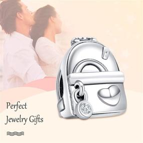 img 2 attached to Annmors Jewelry Shopping Bag Charm: 925 Sterling Silver for Women and Girls - Stylish Beads for Pandora Bracelet and Necklace