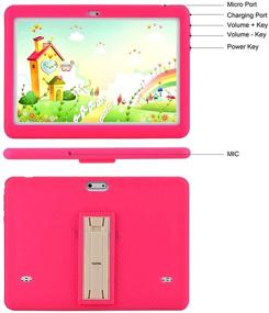 img 2 attached to 📱 Tagital T10K Kids Tablet - 10.1 inch Display, Android 10, 2GB RAM, 32GB ROM, WiFi, Bluetooth, Pre-Installed Kids Mode - WiFi Android Tablet 2021 Version (Pink)