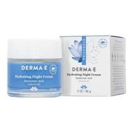 🌙 derma-e hydrating night cream: hyaluronic acid, fragrance-free, 2oz - skin rejuvenation logo