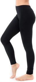 img 2 attached to Undercover Waterwear Women’s High Waisted Long Swim Leggings: UPF 50+ Protection for Athletes and Cover Up - Plus Size