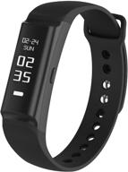 🏋️ urban s+ fitness band activity tracker with heart rate monitor, sleep monitor, steps pedometer, distance exercise, ip68 waterproof, calories track - high accuracy + interchangeable bracelet logo
