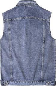 img 3 attached to Motorcycle Unlined Sleeveless Blue 02 3X Large Outdoor Recreation and Outdoor Clothing
