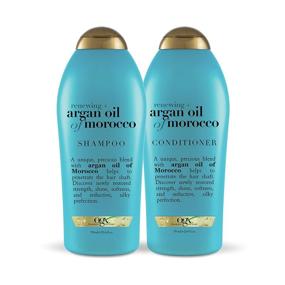 img 4 attached to 🌿 Revive Your Hair with OGX Renewing + Argan Oil of Morocco Shampoo & Conditioner - 25.4oz (Set of 2)