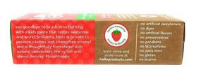 img 2 attached to 🍓 2-Count Hello Oral Care Kids Fluoride Toothpaste: Wild Strawberry Flavour - Perfect for Kids' Dental Care