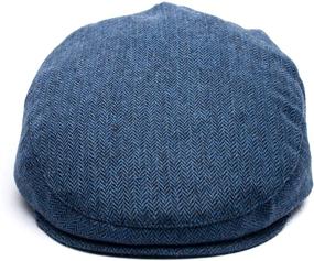 img 2 attached to 🧢 Born to Love Flat Scally Cap: Trendy Tweed Page Boy Newsboy Cap Hat for Baby Boys and Kids