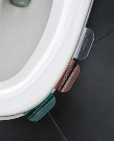 img 2 attached to Toilet Seat Lifters (Pack of 3) - Keep a Hygienic & Clean Toilet, Avoid Touching the Handle