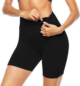 img 3 attached to Persit Spandex High Wasited Athletic Leggings Sports & Fitness