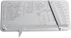 img 3 attached to Accurate and Convenient Co 📏 Link Stainless Increments Measuring Thickness Tool