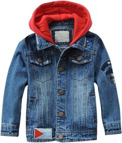 img 4 attached to 👕 Cotton Boys' Clothing: SITENG Ripped Jacket Outwear for Jackets & Coats