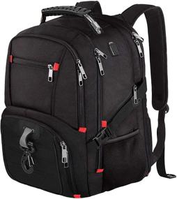 img 4 attached to Backpacks Bookbags Friendly Resistant M100_Black_L