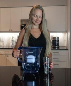 img 3 attached to 🚰 2022 Super Alkaline Water Filter Pitcher: The Ultimate Solution for Improved Life - Hassle-Free Usage, No More Timer Settings - High-Quality Water Purifier featuring Replaceable Ionizer Alkaline Filter