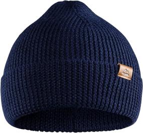 img 4 attached to 🧢 Danish Endurance Classic Merino Wool Beanie - Unisex Soft Cuffed Knit Hat with Recycled Material, Perfect for Men & Women