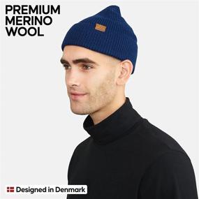 img 3 attached to 🧢 Danish Endurance Classic Merino Wool Beanie - Unisex Soft Cuffed Knit Hat with Recycled Material, Perfect for Men & Women