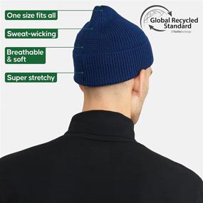 img 2 attached to 🧢 Danish Endurance Classic Merino Wool Beanie - Unisex Soft Cuffed Knit Hat with Recycled Material, Perfect for Men & Women