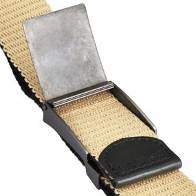 img 3 attached to 🌙 Stylish Moonsix Canvas Belts: The Perfect Military Flip Top Men's Accessories