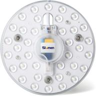 💡 siomen 6" led light engine retrofit kit: energy-efficient ceiling fan light upgrade with 2100lm, 3000k warm white glow логотип