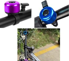 img 1 attached to 🔔 DhelC Bike Bell Set - Handlebar Bells for Adults and Kids, Ideal Bike Bells for Bicycle Handlebars