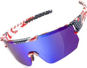 img 4 attached to SOMAN Polarized Sunglass Women Sports Cycling